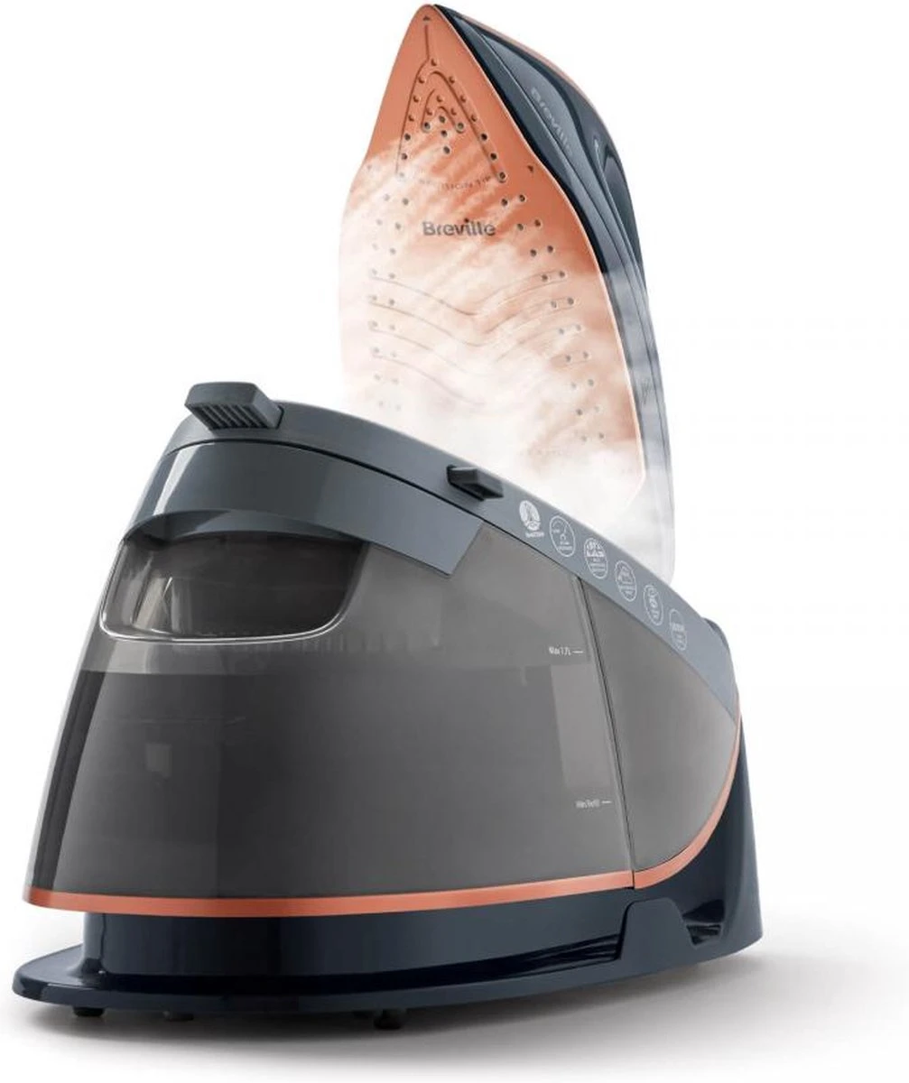 Breville Stoomstrijkijzer Met Stoomgenerator - Iron - Keramische Zoolplaat - Uitneembaar Waterreservoir - Image 6