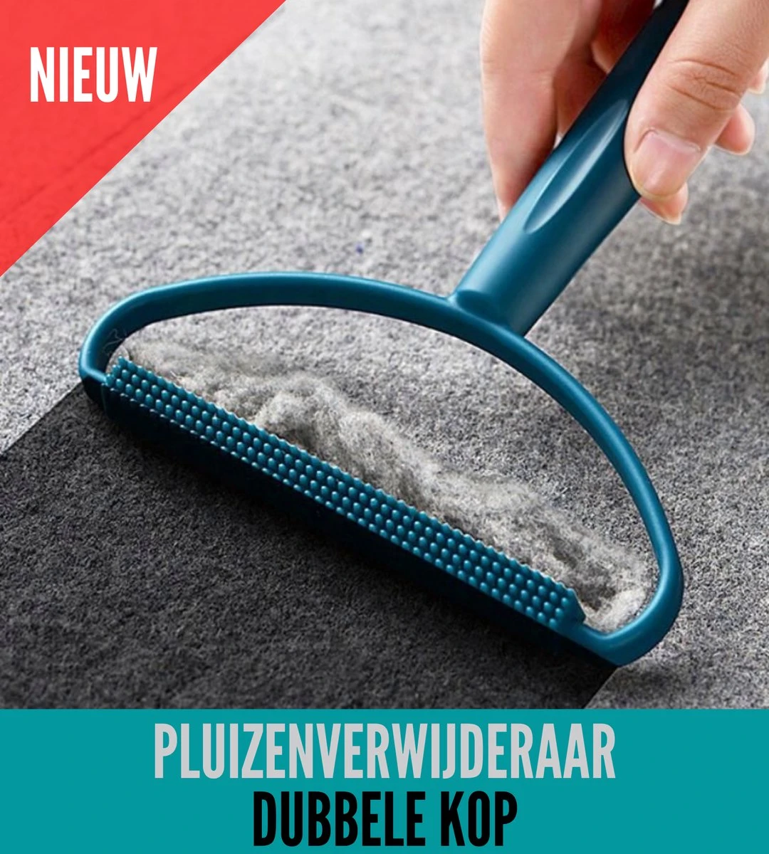 ATV PERFECTUM Super Ontpluizer - Pluizenverwijderaar - Verwijdert Ook Dierenharen - Duurzaam En Makkelijk In Gebruik