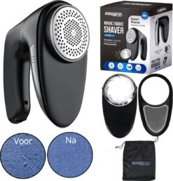 Beepro® Elektrische Pluizenverwijderaar - Ontpluizer - Draadloos En Oplaadbaar - Zwart