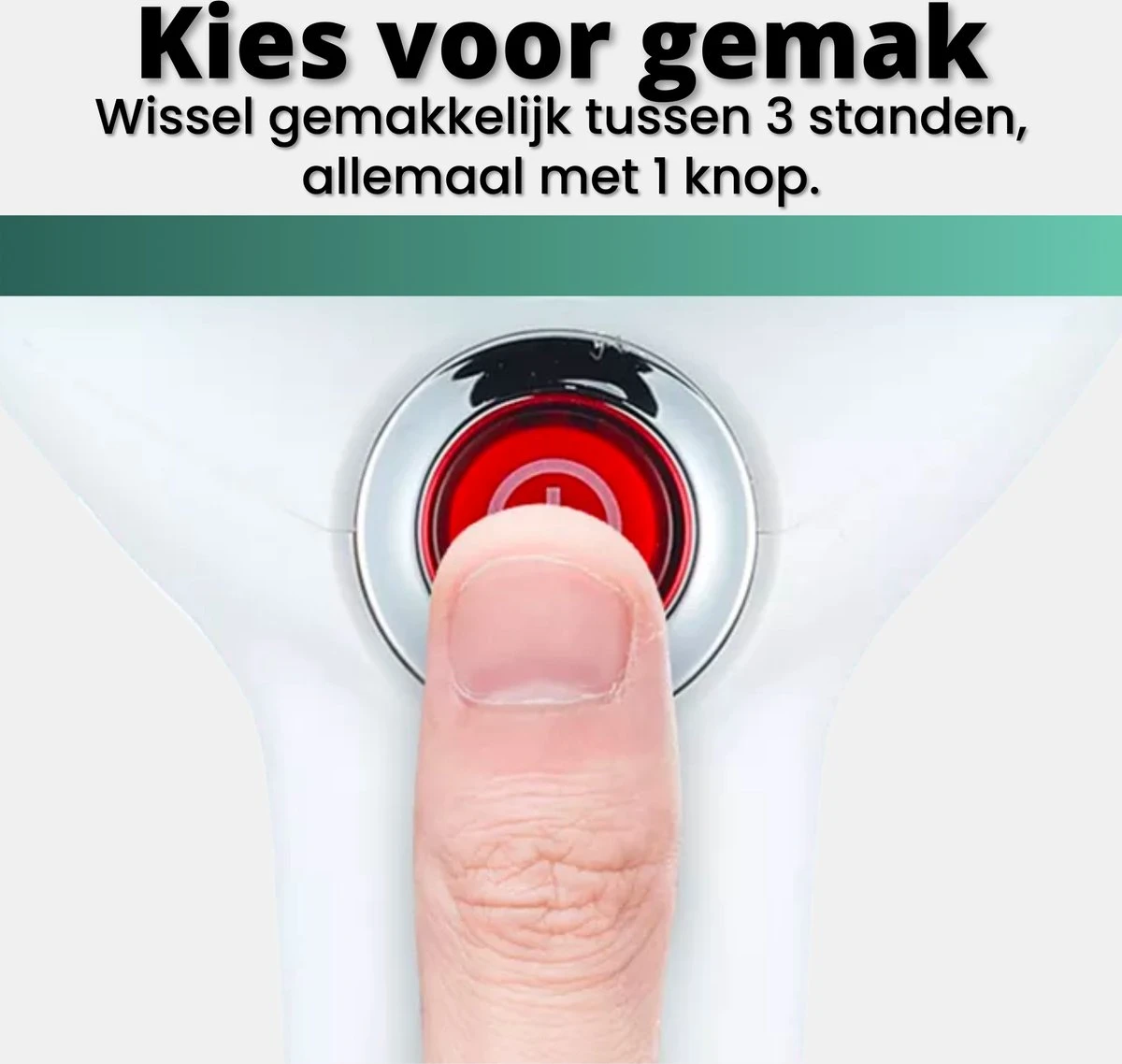 Vonia Kledingstomer - Handstomer - Stoomreiniger Kleding - Stoomapparaat Kleding – 350ML - Wit - Image 4