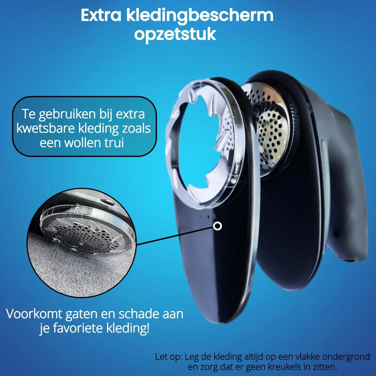 Beepro® Elektrische Pluizenverwijderaar - Ontpluizer - Draadloos En Oplaadbaar - Zwart - Image 8