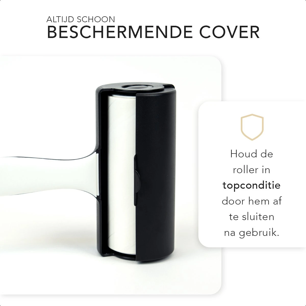 STEAMRS - Luxe Kledingroller - Kleefroller - Plakroller - 3 Rollen - Zwart - Image 4