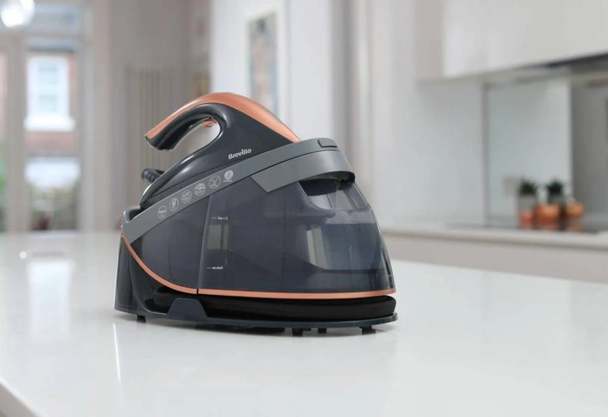 Breville Stoomstrijkijzer Met Stoomgenerator - Iron - Keramische Zoolplaat - Uitneembaar Waterreservoir - Image 7