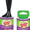 Scotch Brite Lint Roller, Extra Adhesive For Animal Hair, 48 Sheets