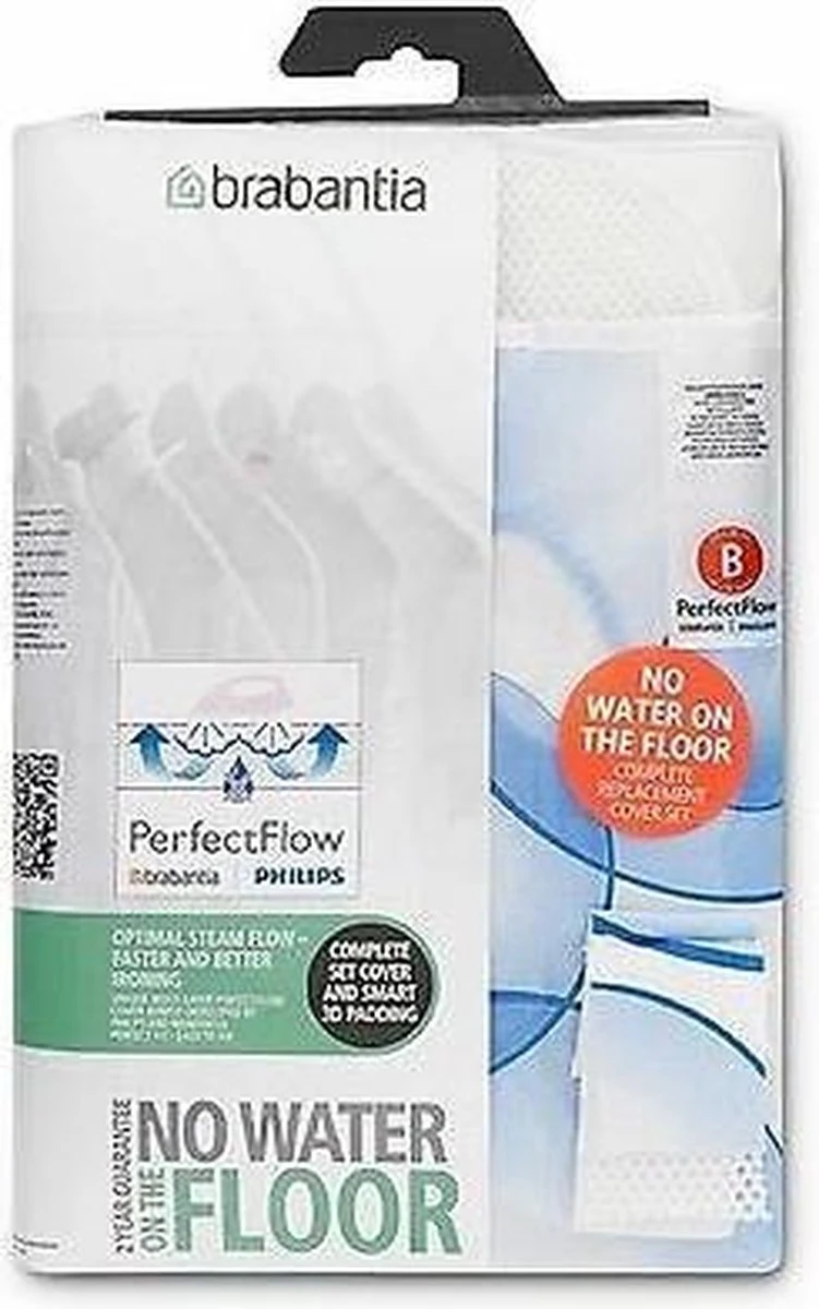 Brabantia Perfect Flow Strijkplankhoes B - 124 X 38 Cm - Bubbles - Complete Set - Image 5