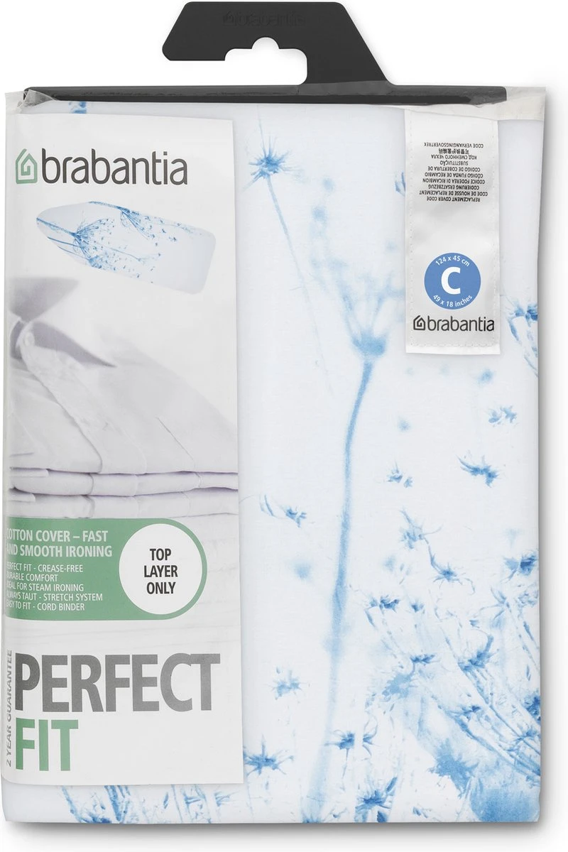 Brabantia Strijkplankhoes C - 124 X 45 Cm - Cotton Flower - Alleen Toplaag - Image 3