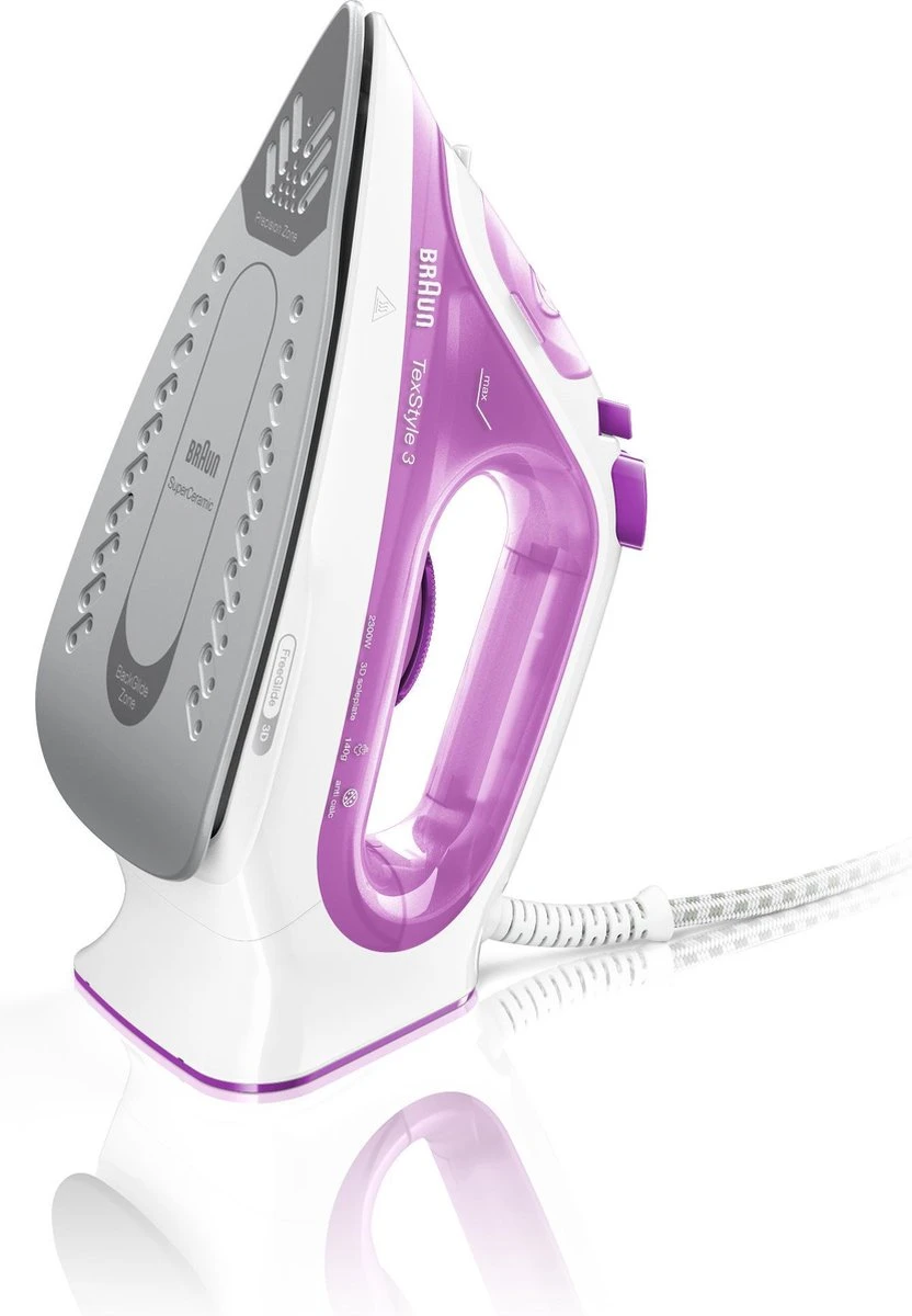 Braun TexStyle 3 - SI 3030 PU - Stoomstrijkijzer - Paars - Image 11