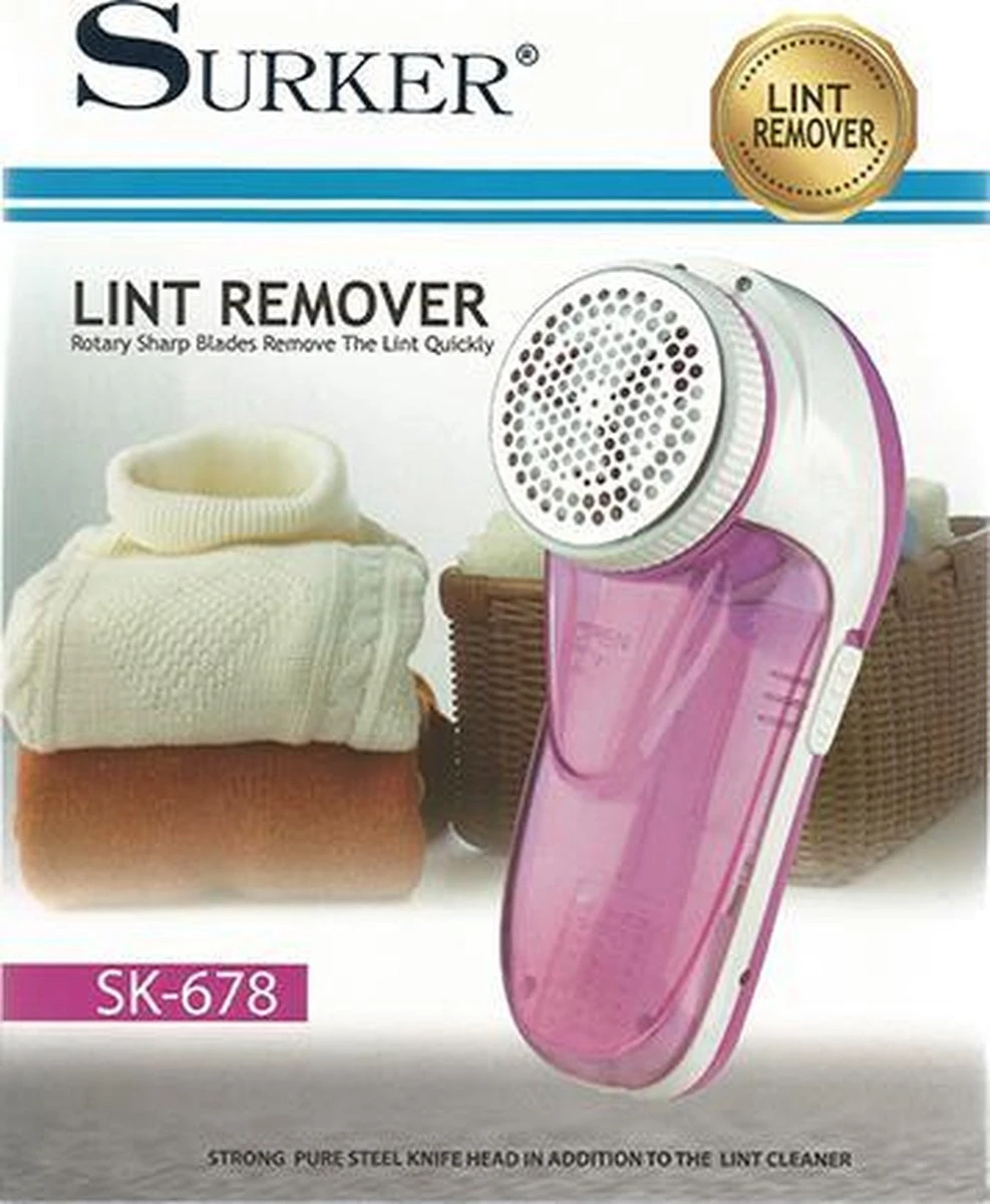 Surker SK-678 - Pluizentondeuse - Oplaadbaar - Paars - Image 2